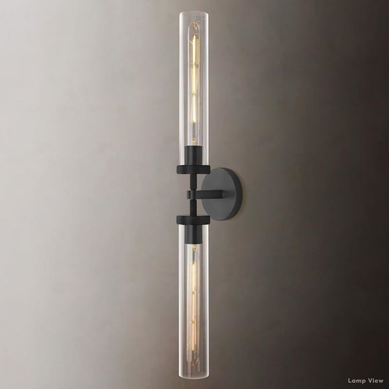 Lambert Cylindrical Shade Double Wall Sconce