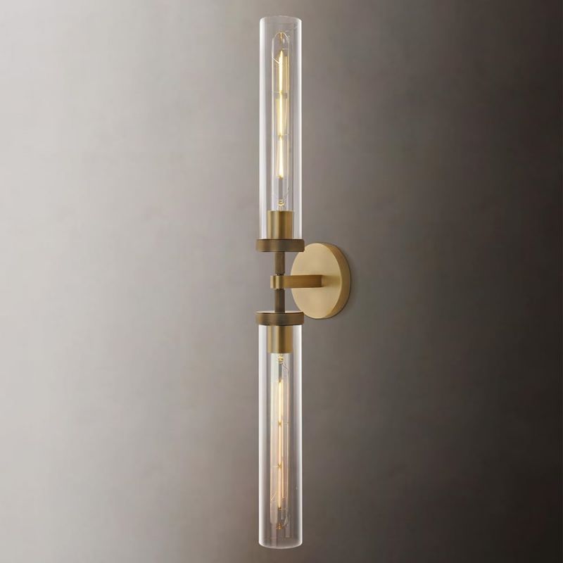 Lambert Cylindrical Shade Double Wall Sconce