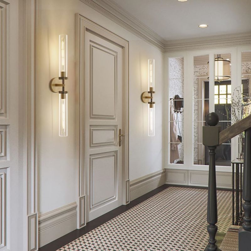 Lambert Cylindrical Shade Double Wall Sconce