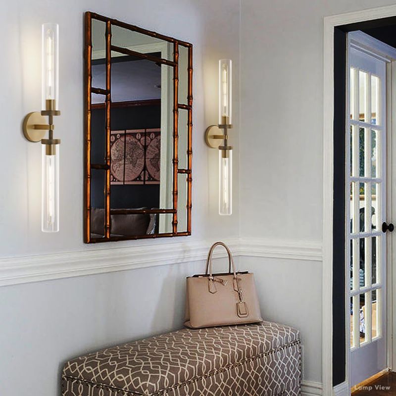Lambert Cylindrical Shade Double Wall Sconce