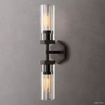 Lambert Hexagonal Shade Double Wall Sconce