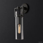 Machinist Glass Cylinder Wall Sconce