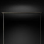 Ravelle Clear Glass Linear Chandelier 59"