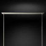 Ravelle Clear Glass Linear Chandelier 59"