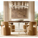 Ravelle Clear Glass Round Chandelier 60"