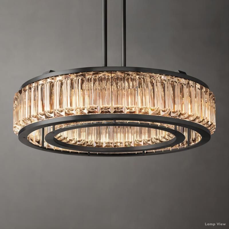 Mauris Round Chandelier 37" - thebelacan