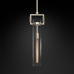 Machinist Glass Cylinder Pendant Light