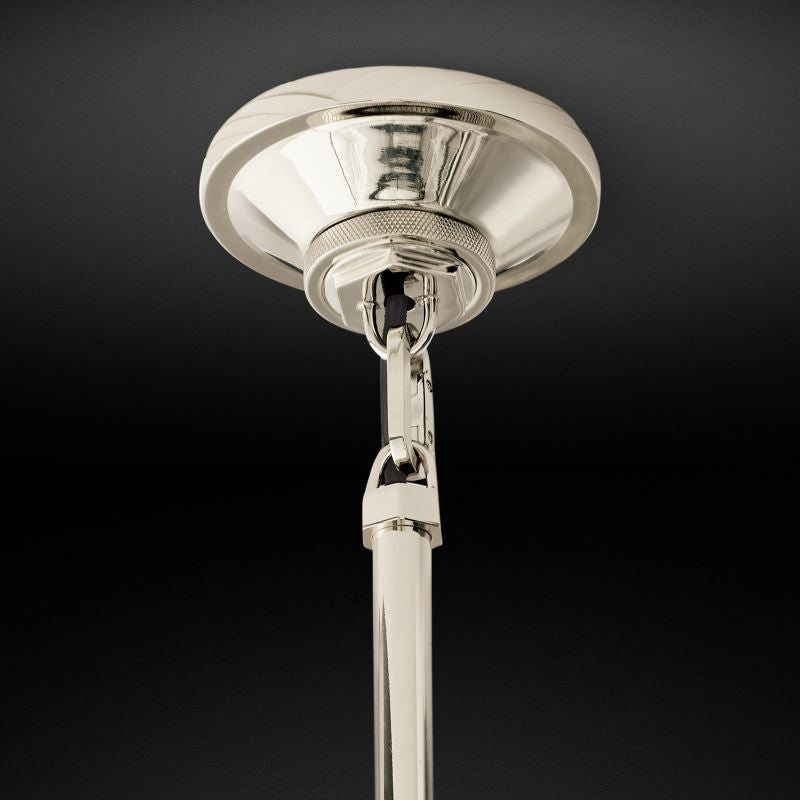 Machinist Glass Cylinder Pendant Light
