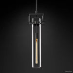 Machinist Glass Cylinder Pendant Light