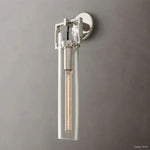 Machinist Glass Cylinder Wall Sconce