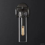 Machinist Glass Cylinder Wall Sconce