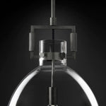 Machinist Glass Cloche Pendant Light