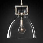 Machinist Glass Cloche Pendant Light