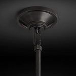 Machinist Glass Cloche Pendant Light