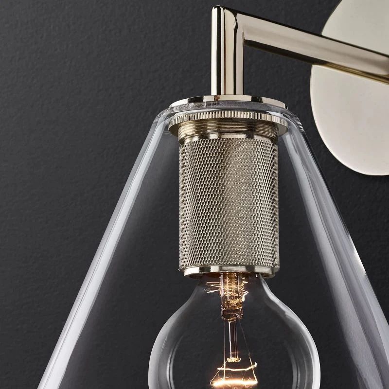 Utilitaire Funnel Wall Sconce