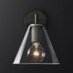 Utilitaire Funnel Wall Sconce