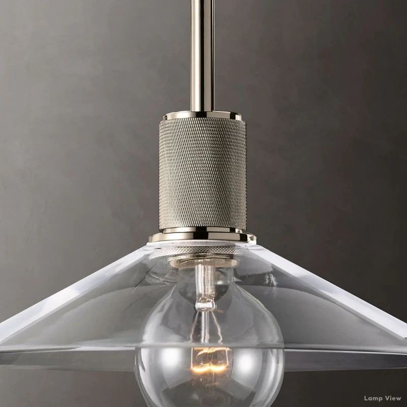 Utilitaire Glass Shade Pendant Light
