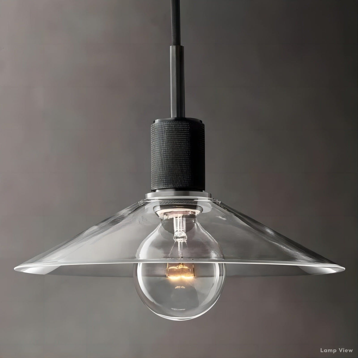 Utilitaire Glass Shade Pendant Light