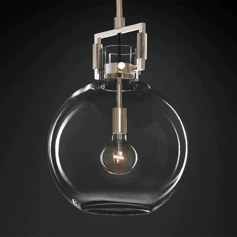 Machinist Globe Pendant Light