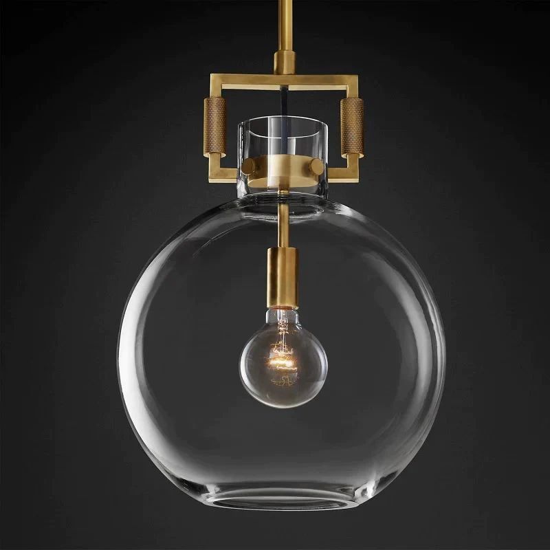 Machinist Globe Pendant Light