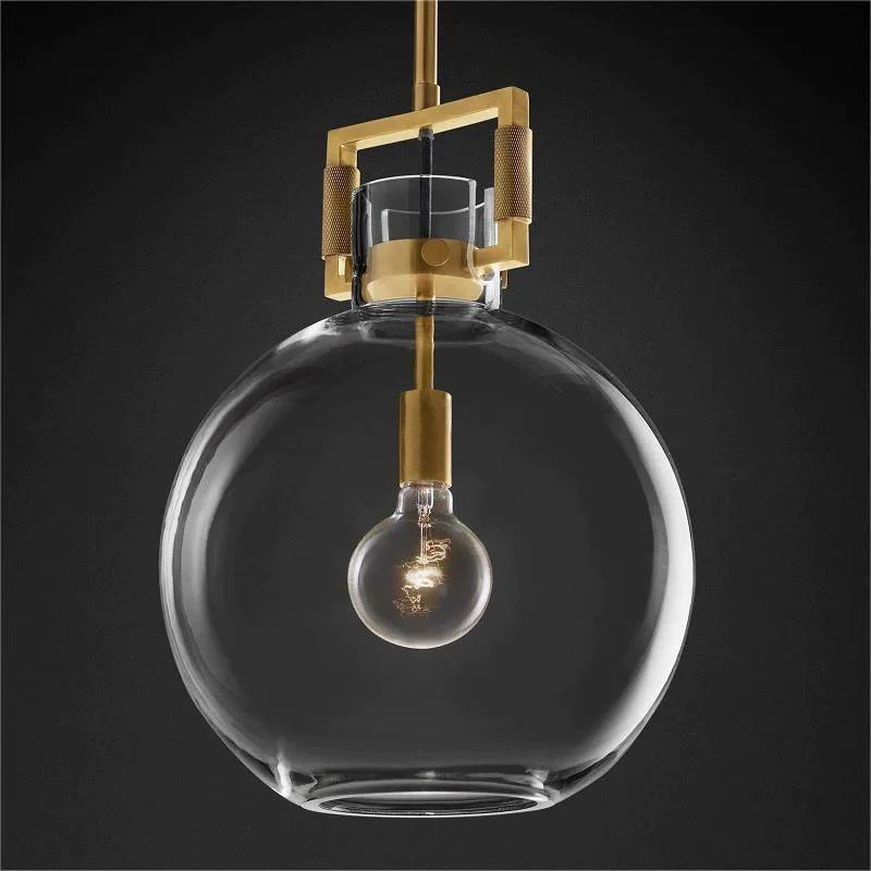 Machinist Globe Pendant Light