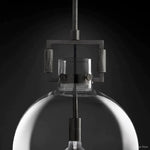 Machinist Glass Globe Pendant Light