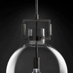 Machinist Glass Globe Flush Mount