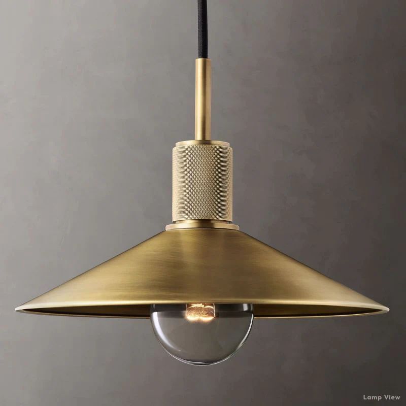Utilitaire Metal Shade Pendant Light