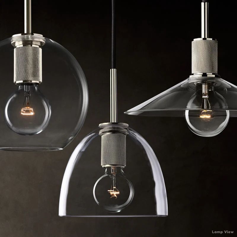 Utilitaire Metal Shade Pendant Light