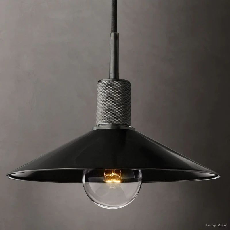 Utilitaire Metal Shade Pendant Light