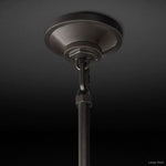 Machinist Glass Globe Pendant Light
