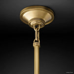Machinist Prismatic Glass Pendant Light