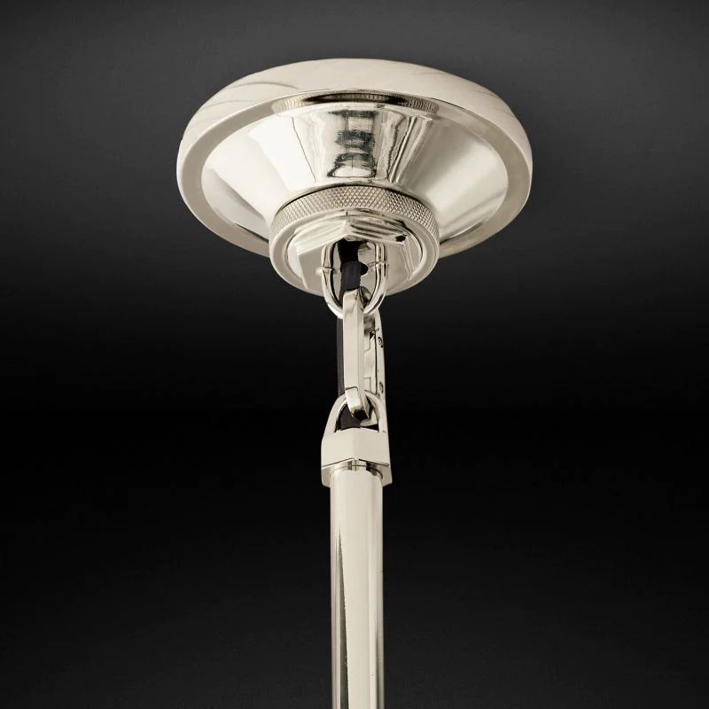 Machinist Glass Cloche Pendant Light