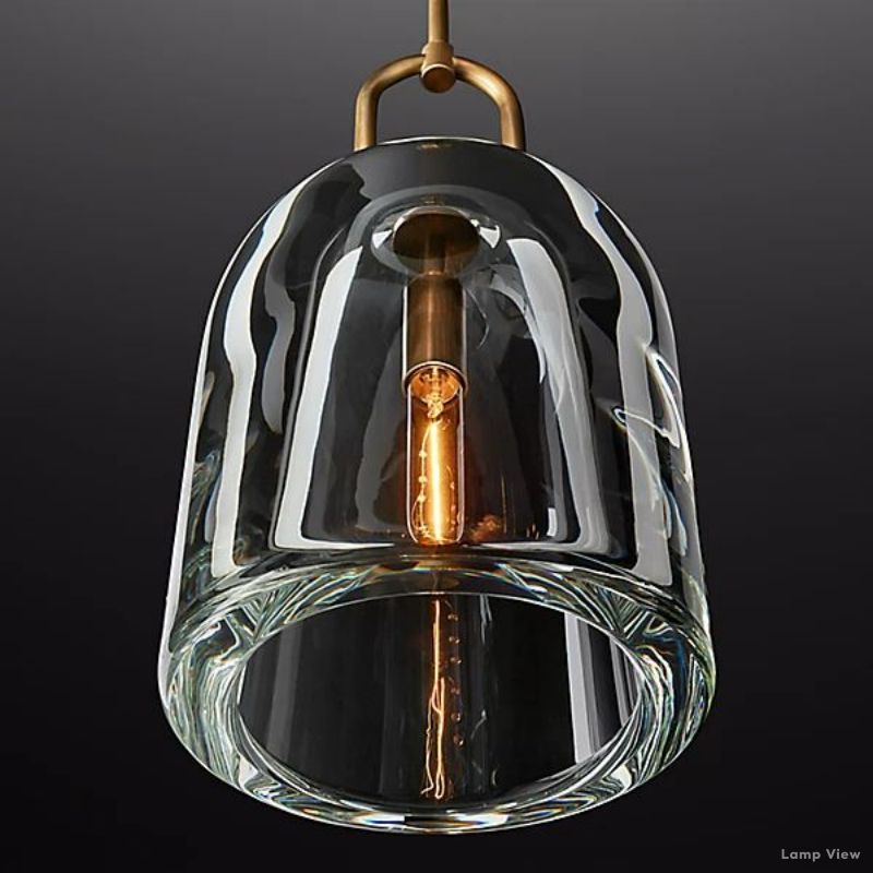 Botanist Crystal Cloche Pendant Light
