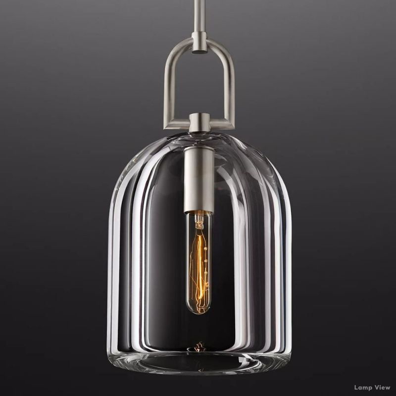 Botanist Crystal Cloche Pendant Light