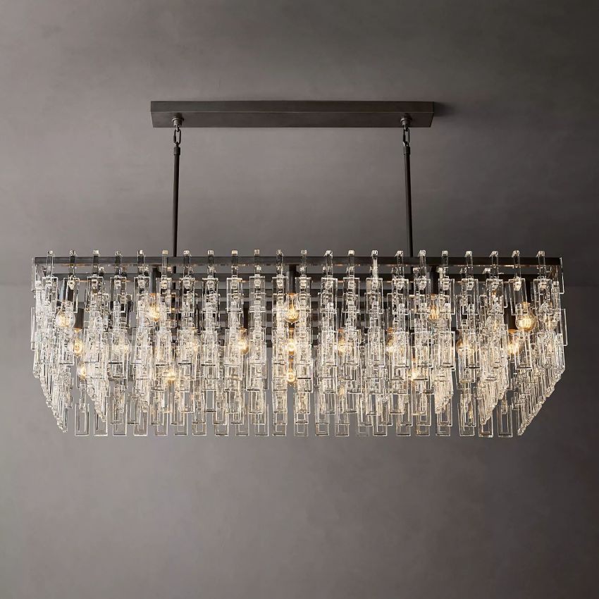 Marignan Rectangle Chandelier 60"