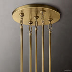 Marignan Chain Crystal Tiered Round Chandelier 36"