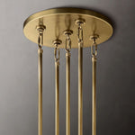 Marignan Chain Crystal Tiered Round Chandelier 60"