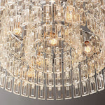 Marignan Chain Crystal Tiered Round Chandelier 36"