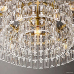 Marignan Chain Crystal Tiered Round Chandelier 36"