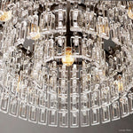 Marignan Chain Crystal Tiered Round Chandelier 36"