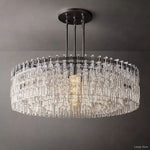 Marignan Chain Crystal Round Chandelier 48"