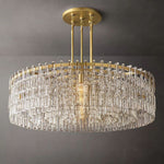 Marignan Chain Crystal Round Chandelier 48"