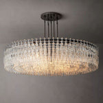 Marignan Chain Crystal Round Chandelier 60"