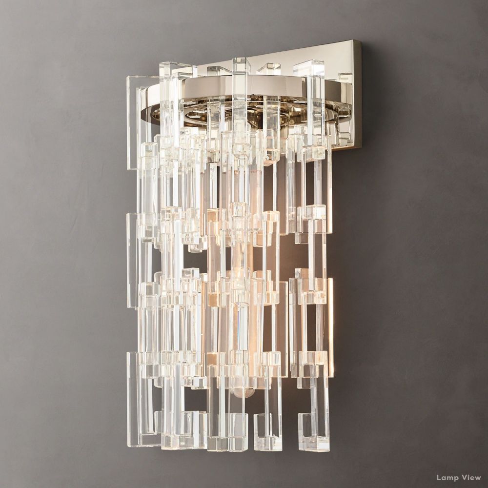 Marignan Chain Crystal Wall Sconce