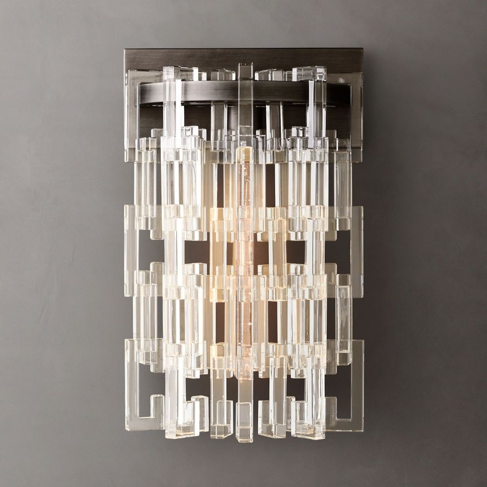 Marignan Chain Crystal Wall Sconce