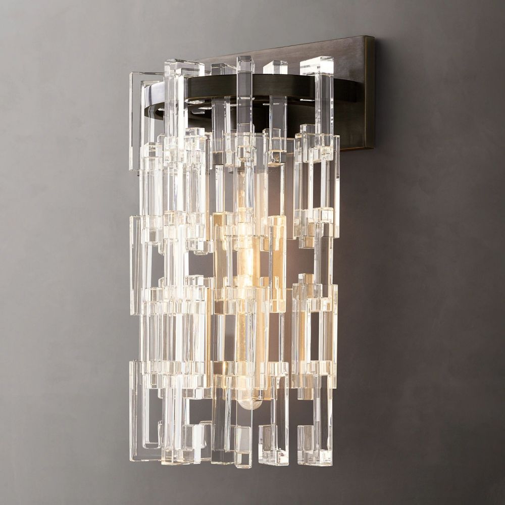 Marignan Chain Crystal Wall Sconce