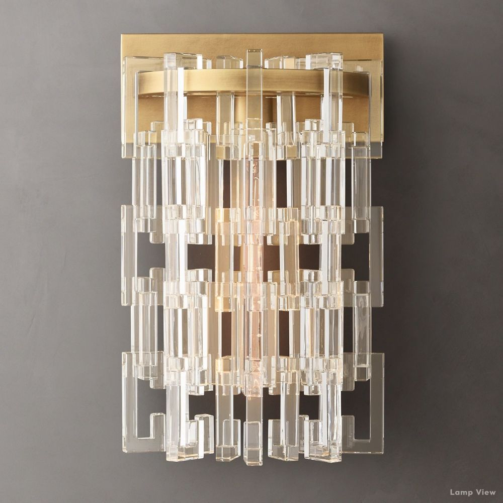Marignan Chain Crystal Wall Sconce