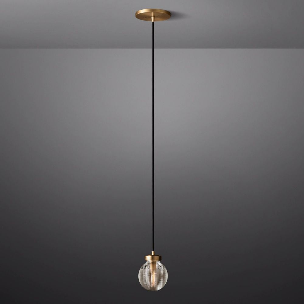 Pearl Shimmering Crystal Pendant Light