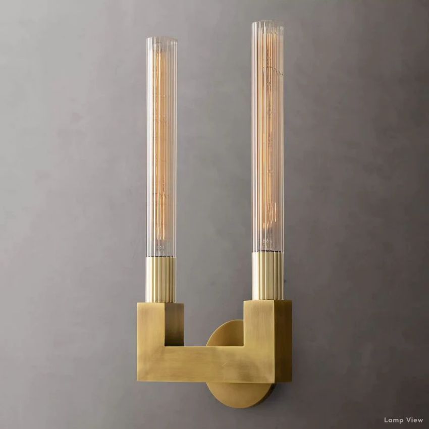 Cannele Beaux Arts Double Wall Sconce